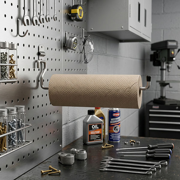 MINUTEX Portarotolo da Parete per Bobina D.MM350X280 in Acciaio Zincato - MINUTEX - Immagine 2